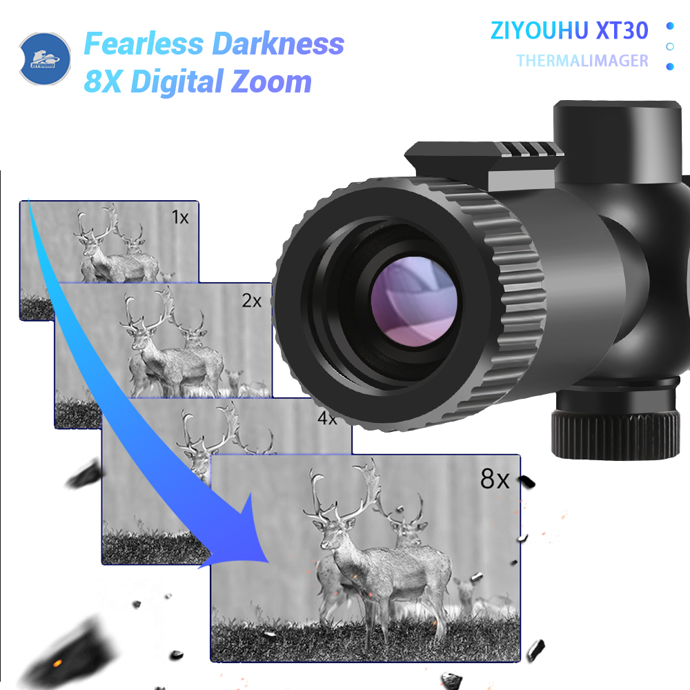 Hunting Thermal Imaging Scope - XT30 BDC 열 스코프 조준기, 384x288
