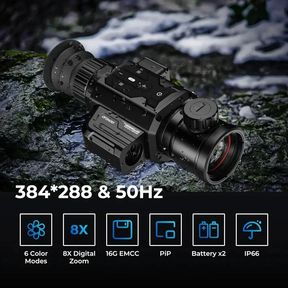 열화상 야간 투시경 망원경 384x288 (50Hz)  - Hunting Thermal Imaging Scope 리뷰 및 가격
