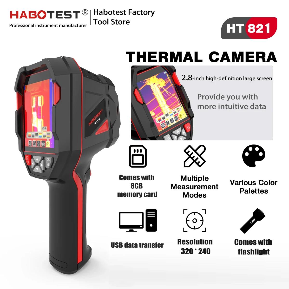 HABOTEST HT821A 열화상 카메라 96X96  - Nf 521 Thermal Imaging Camera 리뷰 및 가격