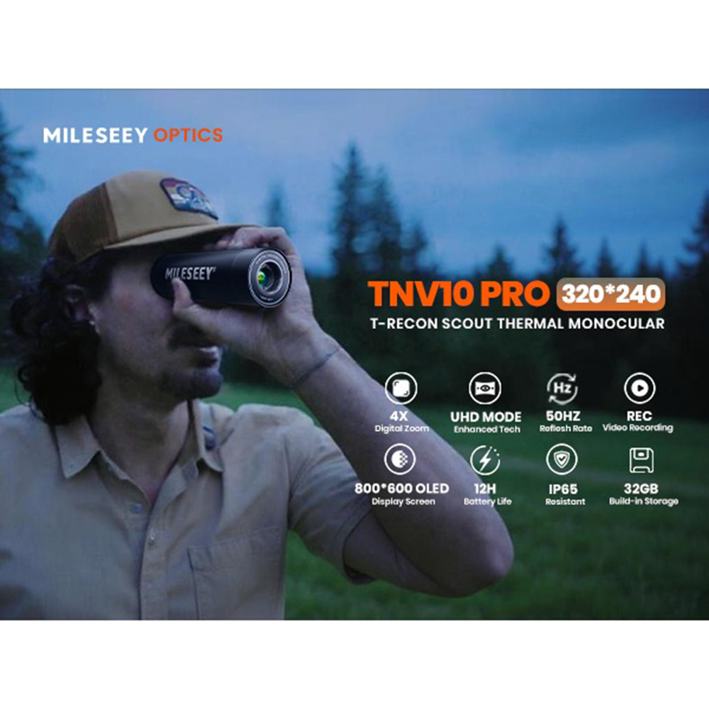 MILESEEY TNV10 PRO 320×240 해상도 - Hunting Thermal Imaging Scope 리뷰 및 가격